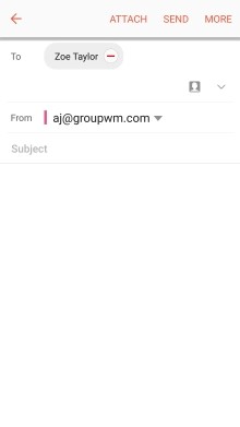 Press Subject and key in the required subject.