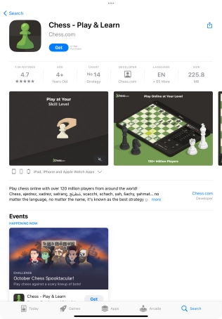 Press Get and follow the instructions on the screen to install the app.