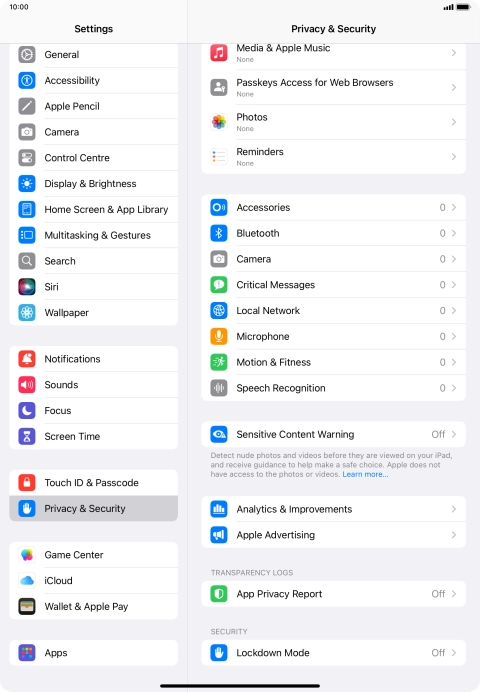 Press Sensitive Content Warning.