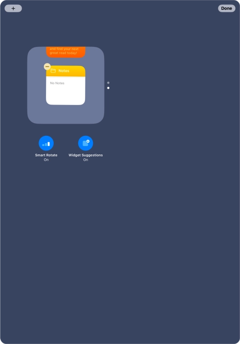 Press Smart Rotate to turn the function on or off.