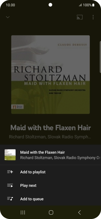 Press Add to playlist.