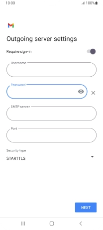 Press the field below 