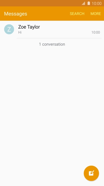 Press the new message icon.