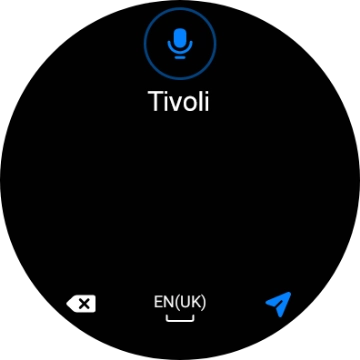 Press the navigation icon.