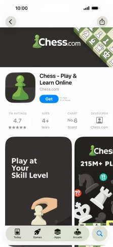 Press Get and follow the instructions on the screen to install the app.