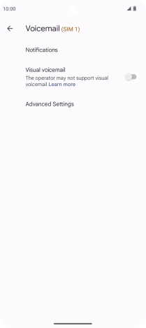 Press Advanced Settings.