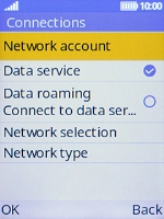 Select Network selection.