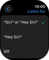 Press the required setting to turn the function on or off.
