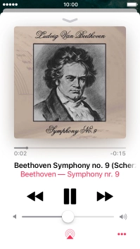 Press arrow right to go to the next audio file.