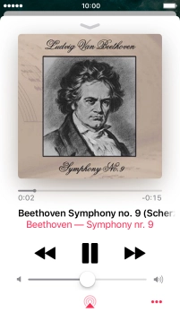 Press arrow right to go to the next audio file.