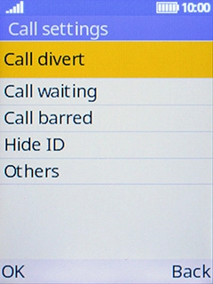 Select Call waiting.