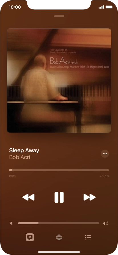 Press arrow right to go to the next audio file.