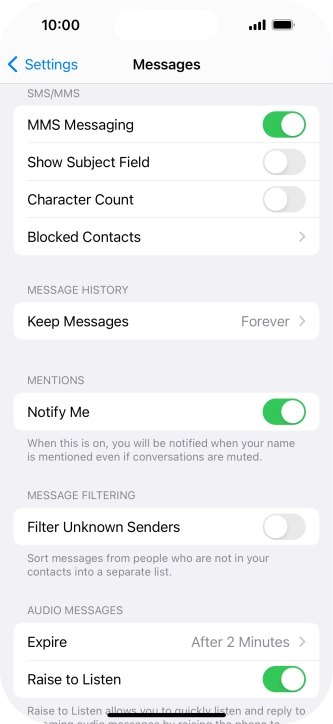 Slide your finger upwards starting from the bottom of the screen to return to the home screen.
