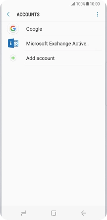 If this screen is displayed, you email account has been recognised and set up automatically. Follow the instructions on the screen to key in more information and finish setting up your phone.
