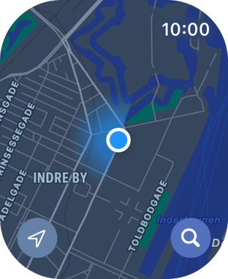 Press the search icon.