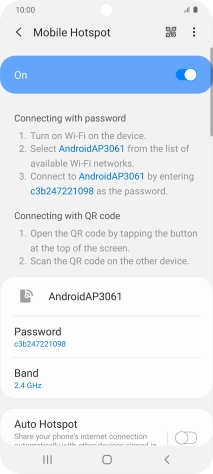 Press the Home key to return to the home screen.
