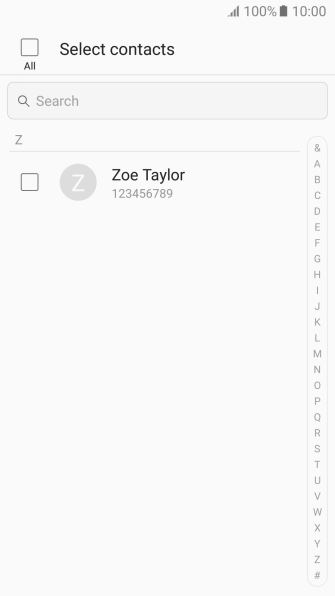 Press the field above 