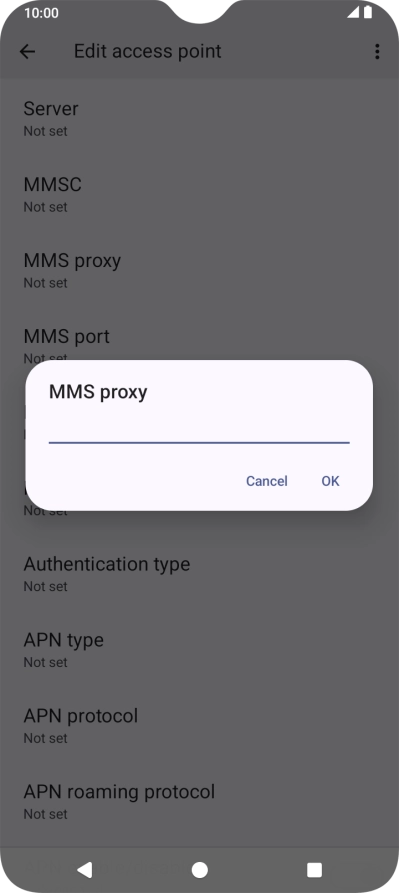 Key in 10.202.002.060 and press OK.
