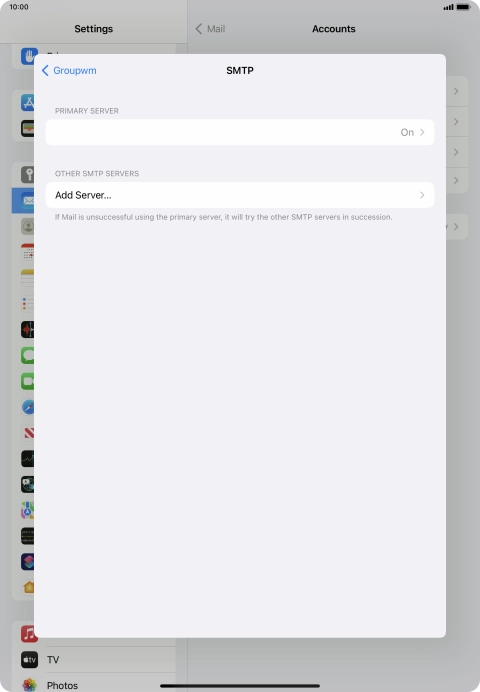 Press the field below 