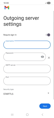 Press the field below 