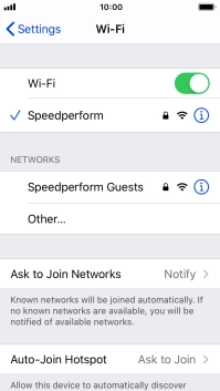 Press the Home key to return to the home screen.