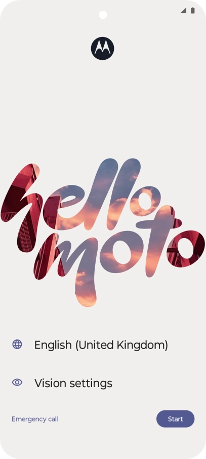 Press the field next to the language icon.