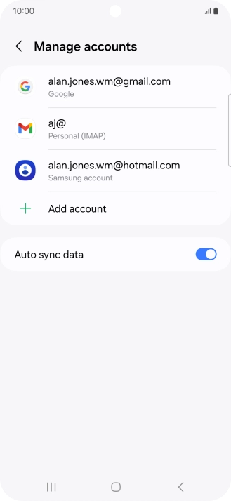 Press the Home key to return to the home screen.