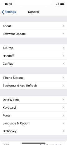 Press iPhone Storage.