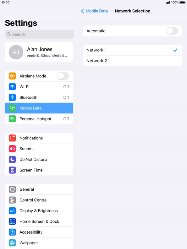 Press the Home key to return to the home screen.