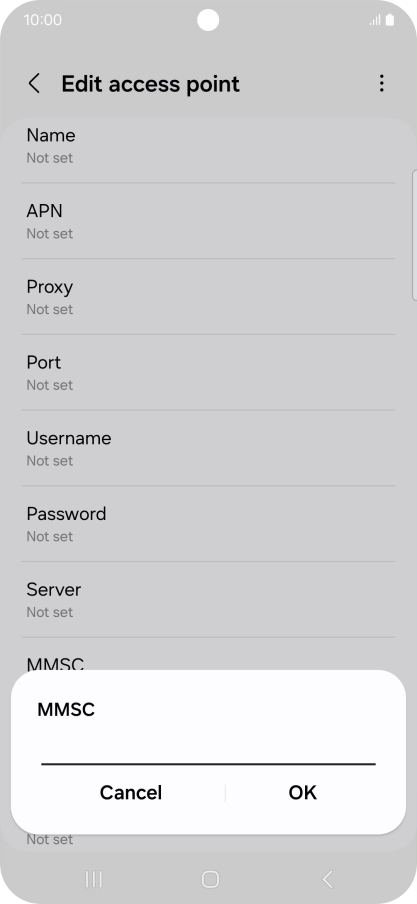 Key in http://pxt.vodafone.net.au/pxtsend and press OK.