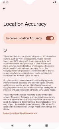 If you press the indicator next to 