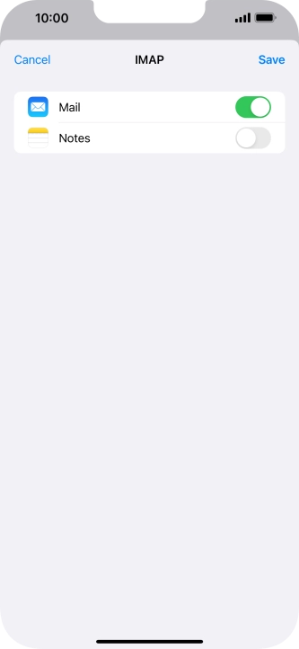 Press Save. Your email account has now been set up. To select more settings for incoming and outgoing server, proceed with the following steps.