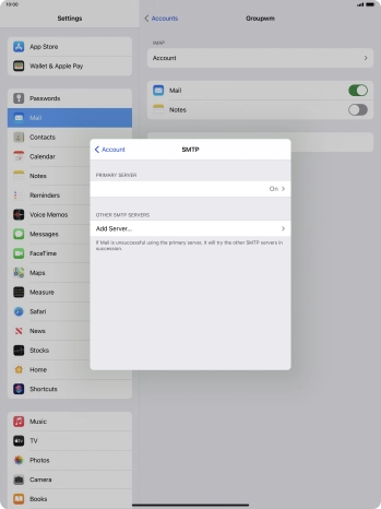 Press the field below 