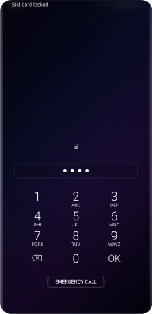 If you're asked to key in your PIN, do so and press OK.