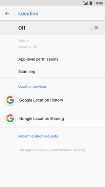 Press the indicator to turn the function on or off.