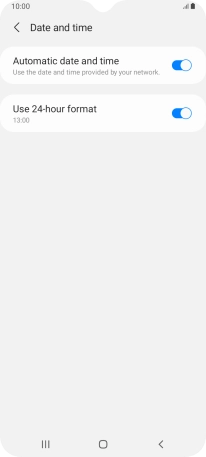 Press the Home key to return to the home screen.