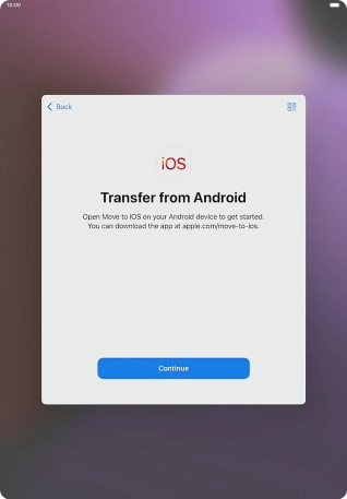 To transfer content to your tablet, you need to install the app 