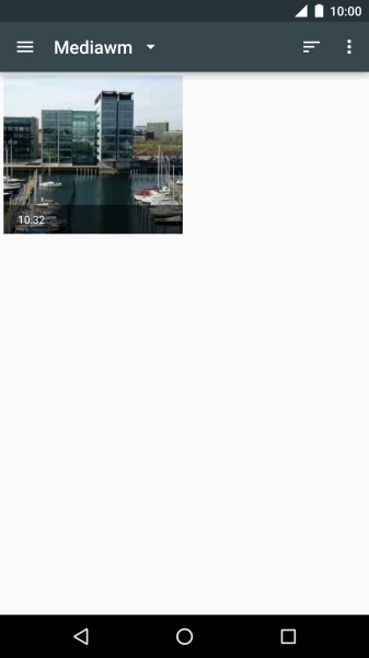 Press the required video clip.