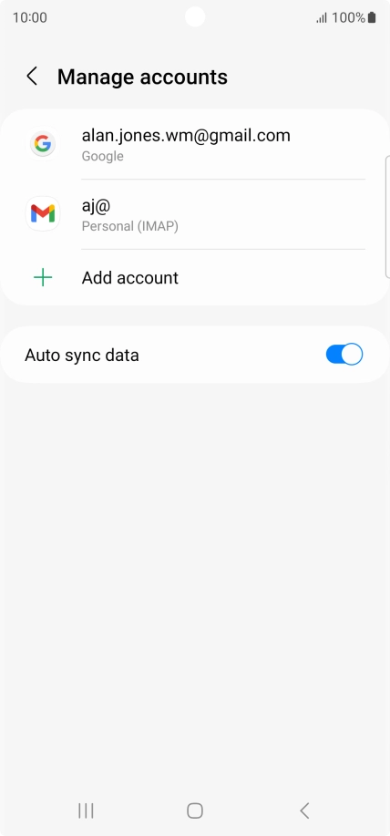 Press the Home key to return to the home screen.