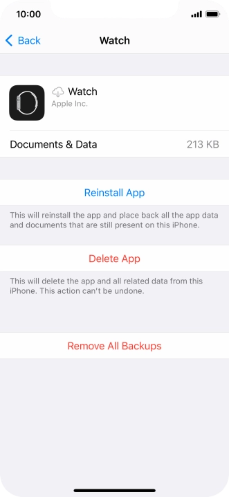 Slide your finger upwards starting from the bottom of the screen to return to the home screen.