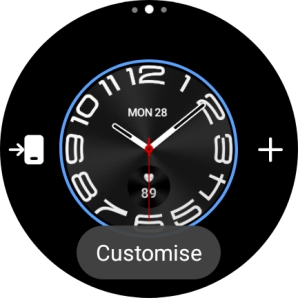 Slide your finger left on the screen.