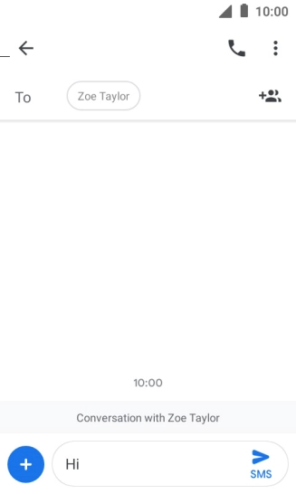 Press the attachment icon.