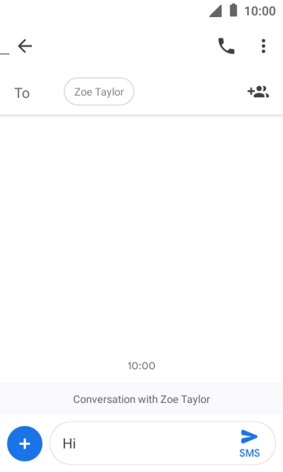 Press the attachment icon.