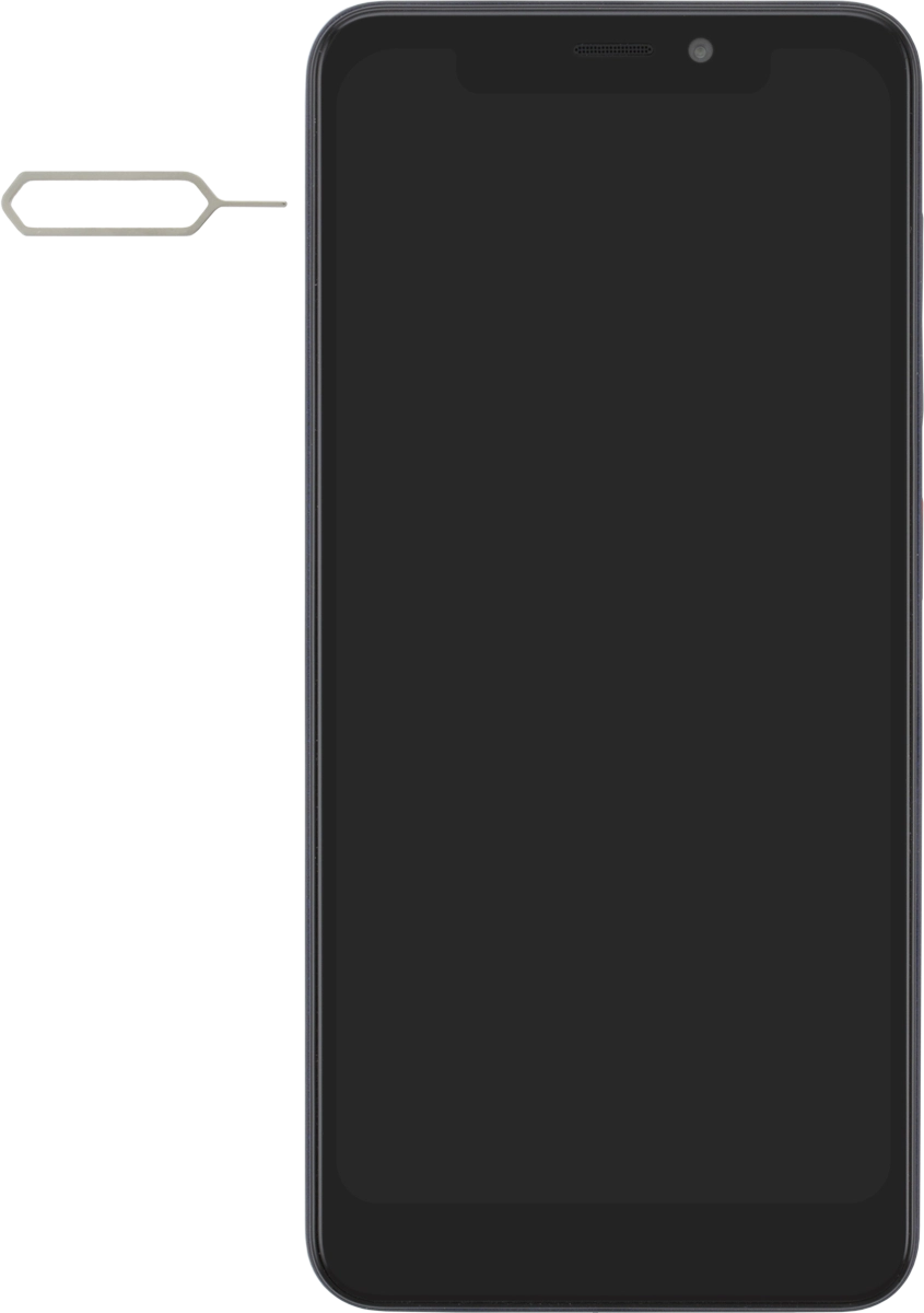 Find the opener for the card holder.