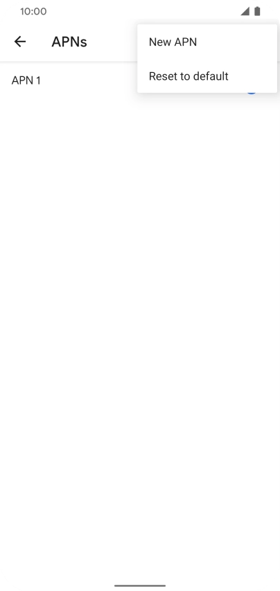 Press New APN.