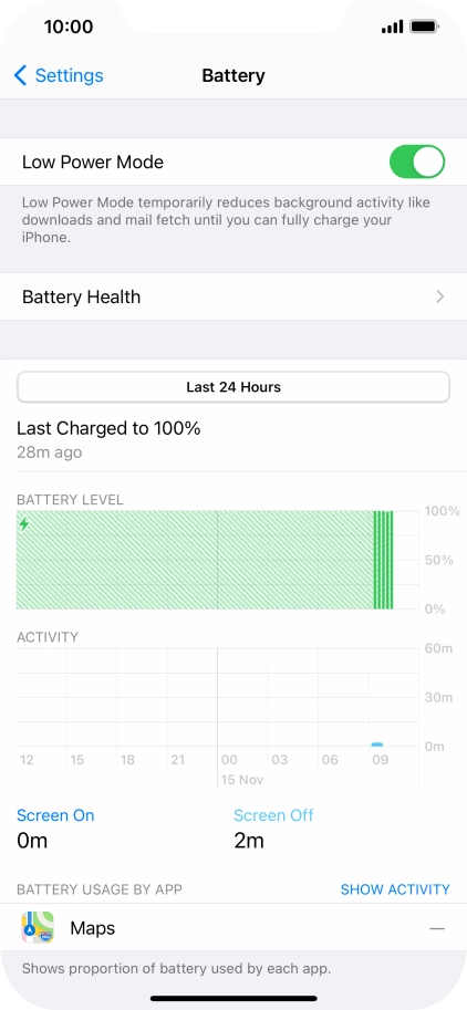 Slide your finger upwards starting from the bottom of the screen to return to the home screen.