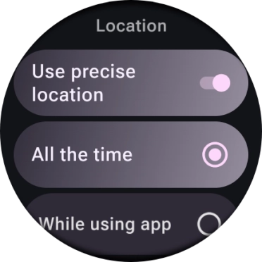 Follow the instructions on the screen to select the required settings and turn the function on or off.
