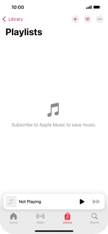 Press the new playlist icon.