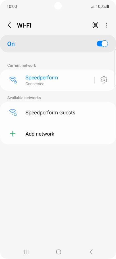 Press the Home key to return to the home screen.