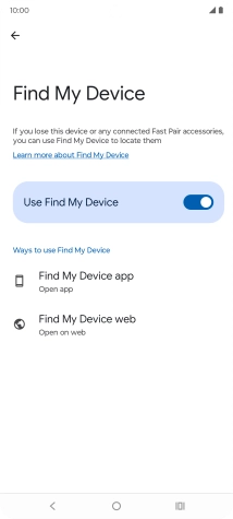 Press the Home key to return to the home screen.